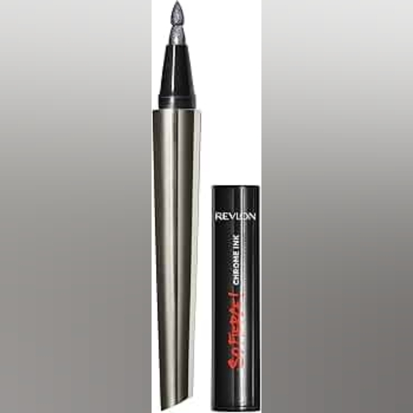 RevlonSo Fierce! Chrome Ink Liquid Eyeliner, Longlasting Bold Metallic Pen Liner - Picture 6 of 8